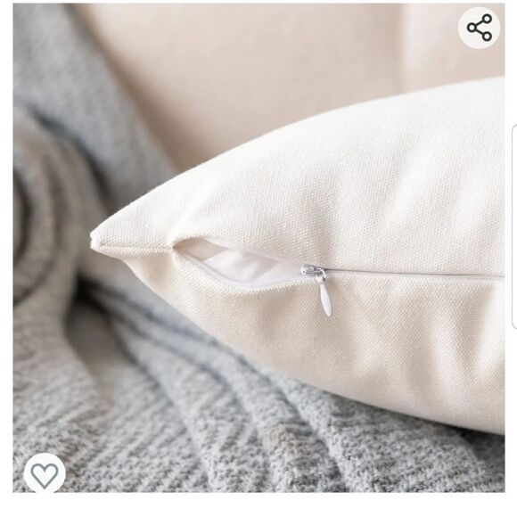 Pack Faux Leather + CANVAS Throw Pillow Covers, Soft Square Decorative Cushion 6 - Picture 4 of 14